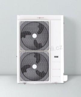 Viessmann Vitocal 100-A AW0-AC AKU 18 kW R32 monoblok (Německé tepelné čerpadlo, průtokový elektrokotel 9 kW, s funkcí chlazení, aku zásobník 100l, monoblok, 400V)