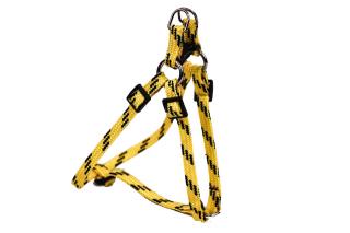 BAFPET Kšírky popruhové NYLON, barevno-černé Barva: Žlutá, Velikost kšírů: 10mm x OH 27-41cm 18411