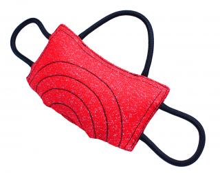 BAFPET Pešky RINGO klínové Barva: Červená, Rozměr: 15cm x 28cm 09029