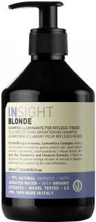 BLONDE šampon pro rozjasnění studených odlesků 400ml | INSIGHT