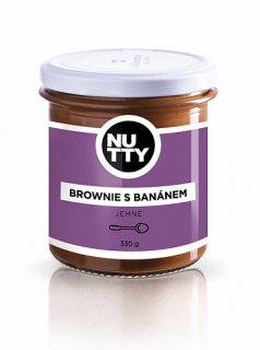 Nutty brownie s banánem 330g | BLÍČEK ZDRAVÍ