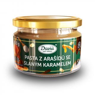 Pasta z arašídů se slaným karamelem 250g | DIANA SVĚT OŘÍŠKŮ