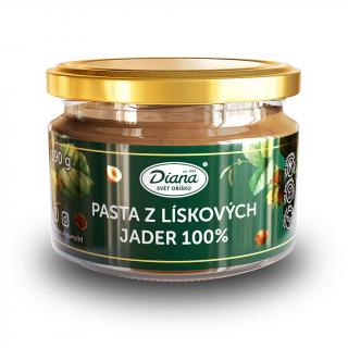 Pasta z lískových jader 100% 190g | DIANA SVĚT OŘÍŠKŮ