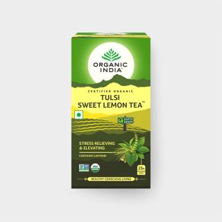 Tulsi Sweet lemon tea sáčky 25ks | ECCE VITA