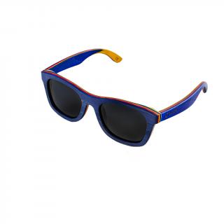 Dřevěné sluneční brýle - Duppau Skateboard Grey