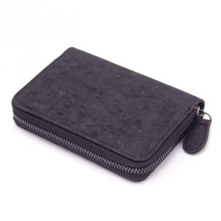 Korková peněženka BLACK V2