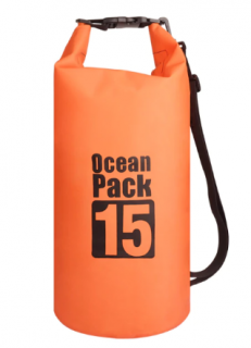 Nepromokavý Ocean Pack 15 L - oranžový