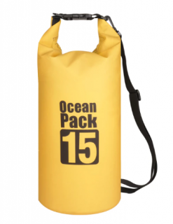 Nepromokavý Ocean Pack 15 L - žlutý