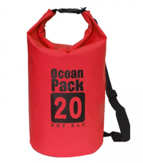 Nepromokavý Ocean Pack 20 L - červený