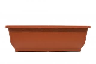 Samozavlažovací truhlík 50 cm terakota