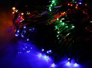 Vánoční LED světelná síť - 160 diod, 260x200 cm, mix barev