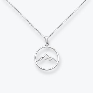 Stříbrný náhrdelník Hory - Ag925/1000
