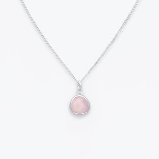 Stříbrný náhrdelník růženín Kapka - Ag925