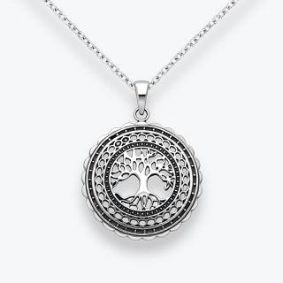 Stříbrný náhrdelník Strom života - Ag925