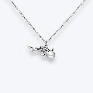 Stříbrný náhrdelník Žralok obrovský - Ag925