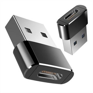 Adaptér USB-A na USB-C AK53 - Miniaturní adaptér u klasického USB-A na USB-C
