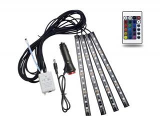 LED 1074-170 RGB, LED osvětlení interiéru do auta s dálkovým ovládáním