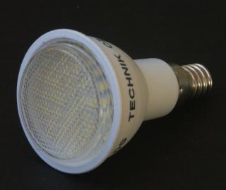 LED 48SMD E14 - 2,5W reflektorová LED žárovka s malým závitem E14, 205lm Barva: Bílá neutrální