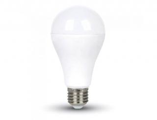 LED A65-17W-SKU - výkonná a úsporná LED žárovka 17W s klasickým závitem E27, prostorový svit 160°, 1520m Barva: Bílá neutrální