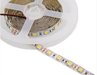 LED ASN5050-60-3M - 3m dlouhý světelný LED pásek bez izolace, 60W, 3600lm, 180x SMD5050 Barva: Bílá teplá