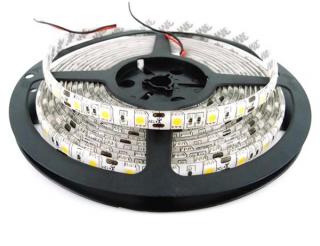 LED ASN5050-60-5M - 5m dlouhý světelný LED pásek bez izolace, 72W, 3600lm, 300x SMD5050 Barva: Zelená
