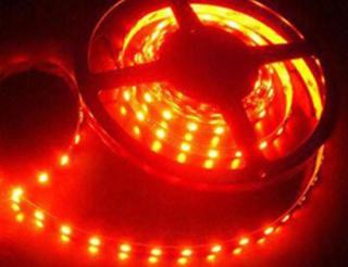 LED CTP5050-60-5M-IP67 - 5m světelný LED pásek SMD5050, 12V s izolací pro exteriéry, IP67, 72W, 4200lm, různé barvy svitu Barva: Červená
