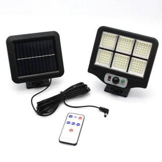 LED Flood W780-6 Solar - nabíjecí solární LED svítidlo se solárním panelem a pohybovým PIR čidlem
