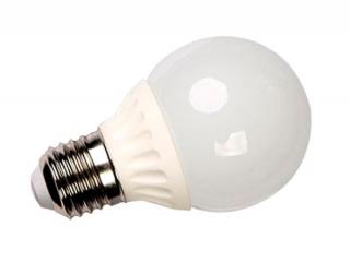LED G60-4W E27 - keramická LED žárovka 4W, závit E27, 350lm Barva: Bílá teplá