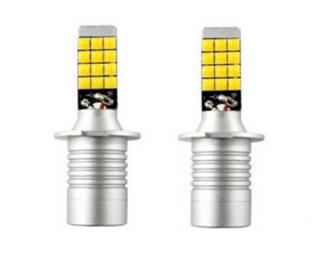 LED H1-2x24 - dvě LED žárovky 15W do auta s paticí H1, svit 3600lm