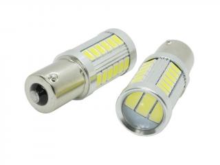 LED K516-Ba15s - 10-30V jednookruhová autožárovka LED, bílá barva svitu, výkon 5W, pro brzdová a obrysová světla