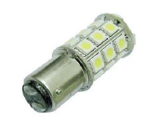LED K575-BaY15D bílá, 12V žárovka do auta, bílá barva svitu