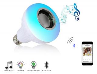LED MUSIC BULB ZD7G - 7W Bluetooth RGB žárovka LED s reproduktorem