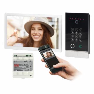 MO 1076WF Wifi-Tuya - domovní WiFi telefon s 10  monitorem s dotykovou obrazovkou a zapuštěnou venkovní jednotkou, pro aplikaci TuyaSmart