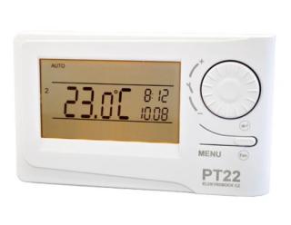 PT 22 - prostorový bateriový digitální termostat s týdenním programem