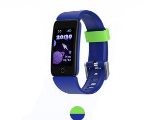 Smartwatch T11,Dětský chytrý náramek, podpora češtiny, krytí IP67 proti stříkající vodě Barva: Modrá