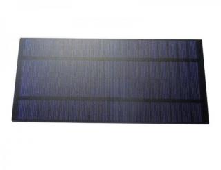 TPS POLY 2,5W MINI - fotovoltaický polykrystalický solární panel mini 18V  - 2,5W, rozměry 185×80×2mm, bez rámečku
