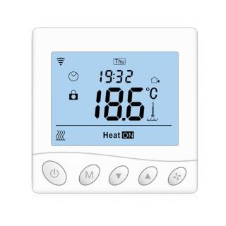 TUYA 033W-WIFI - Digitální pokojový WiFi termostat s interní i externím čidlem teploty pro aplikaci TuyaSmart