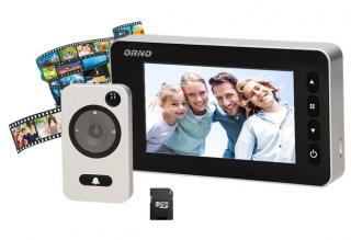 WIZ 1106 - dveřní video kukátko s kamerou a LCD monitorem, záznam obrazu, 1,3Mpx, vyzvánění