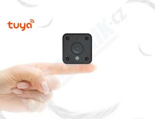 WJ01 WiFi - chytrá miniaturní bezdrátová IP kamera P2P, 2Mpx, noční vidění do 8m, pro mobilní aplikaci TuyaSmart