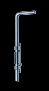 Zemní zarážka 67A-200 LONG - zemní otočná pozinkovaná petlice s dlouhou rukojetí, délka 200, 300 a 500mm Velikost: 300