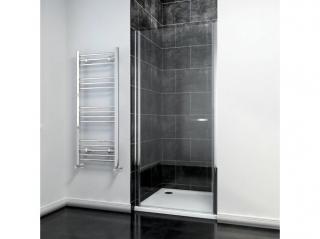 Premium R1 100 - jednokřídlé sprchové dveře 96-101x195cm  Lze instalovat na vaničku nebo přímo na podlahu