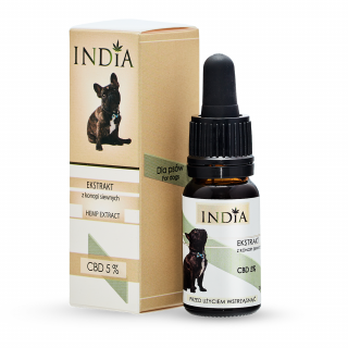 CBD konopný olej 5% (EXTRAKT) pro psy, 10ml
