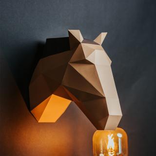 Koník – hnědý | Papírový model | PaperTime