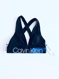 Calvin Klein Calvin Klein Bold Black stylová sportovní podprsenka Bralette - XS / Černá / Calvin Klein