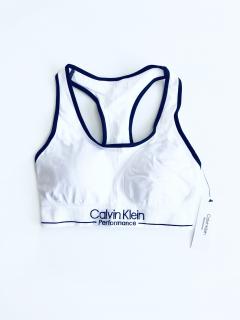 Calvin Klein Calvin Klein Performance Quick Dry White stylová sportovní funkční podprsenka - M / Bílá / Calvin Klein