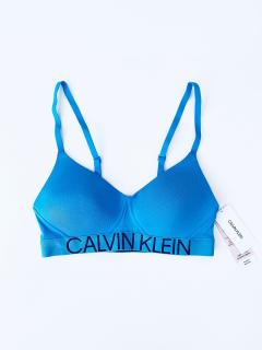 Calvin Klein Calvin Klein Statement 1981 Blue stylová sportovní podprsenka Bralette - S / Modrá / Calvin Klein