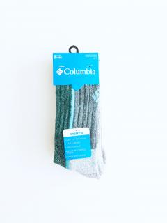 Columbia Columbia Soft Cotton Multi pohodlné funkční vysoké ponožky s logem 2 páry - 34-46 / Vícebarevná / Columbia