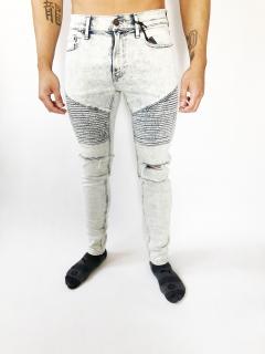 Hollister Hollister Advanced Stretch stylové bílé extra pružné Super Skinny jeans - 31/32 / Bílá / Hollister