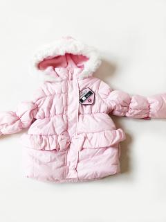 Protection System Protection System Pink pohodlná dětská zimní bunda - Dítě 12 měsíců / Růžová / Protection System / Dívčí