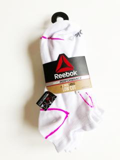 Reebok Reebok High Performance White sportovní funkční ponožky 5 párů - 35 1/2 - 44 / Bílá / Reebok